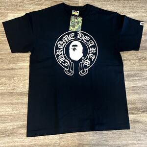 Black Bape Chrome Hearts Shirt